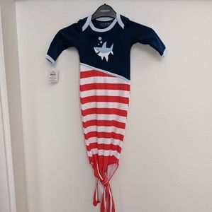 NWT Izzy and Owie knotted onesie 0-9 months